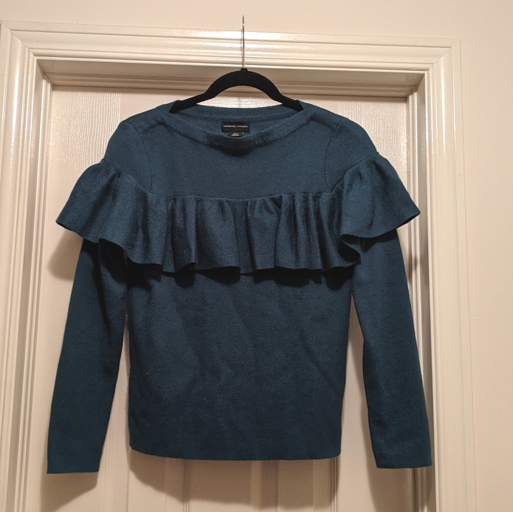 Adrienne Vittadini Ruffle sweater - Picture 2 of 6